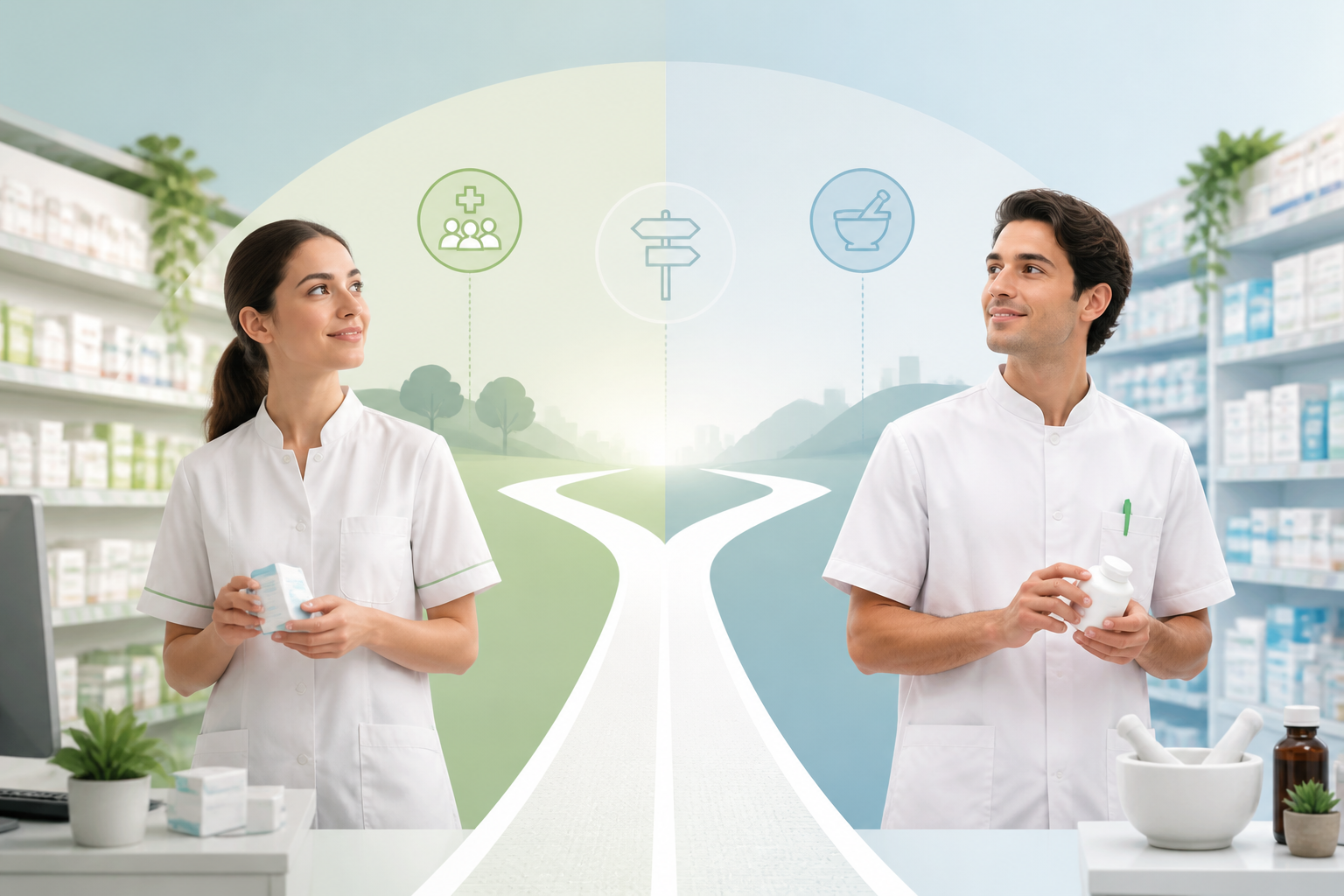 Diferencia entre auxiliar y técnico de farmacia