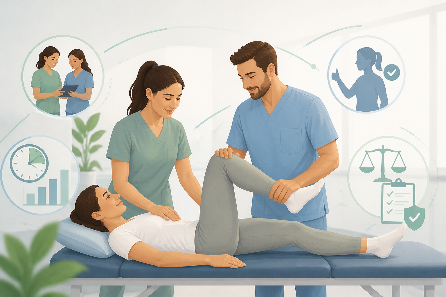Colaboración Auxiliar y Fisioterapeuta