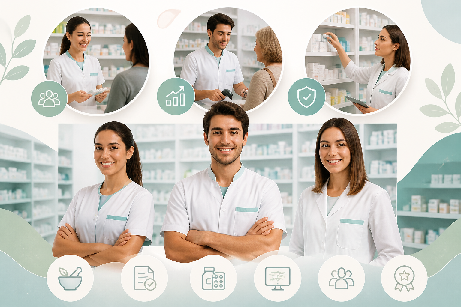 Estudiantes de Auxiliar de Farmacia